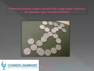 Proposed Cosmetic Surgery Tax vll Drive Business in Colombia