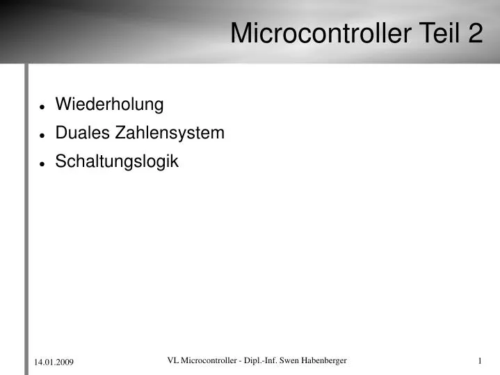 microcontroller teil 2