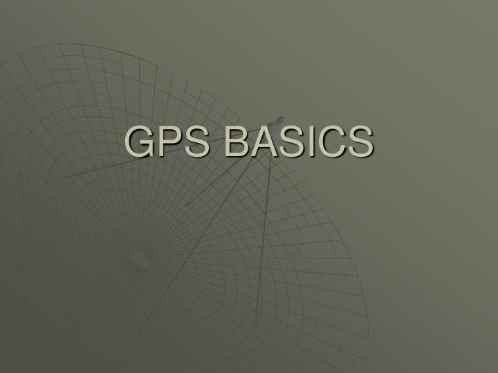 gps basics