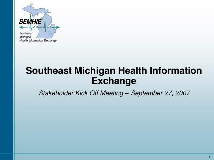 southeast michigan health information exchange