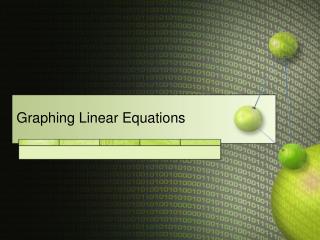graphing linear equations