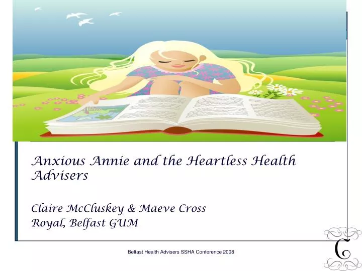 anxious annie and the heartless health advisers claire mccluskey maeve cross royal belfast gum