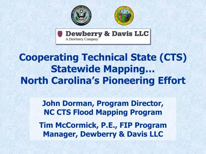 cooperating technical state cts statewide mapping north carolina s pioneering effort