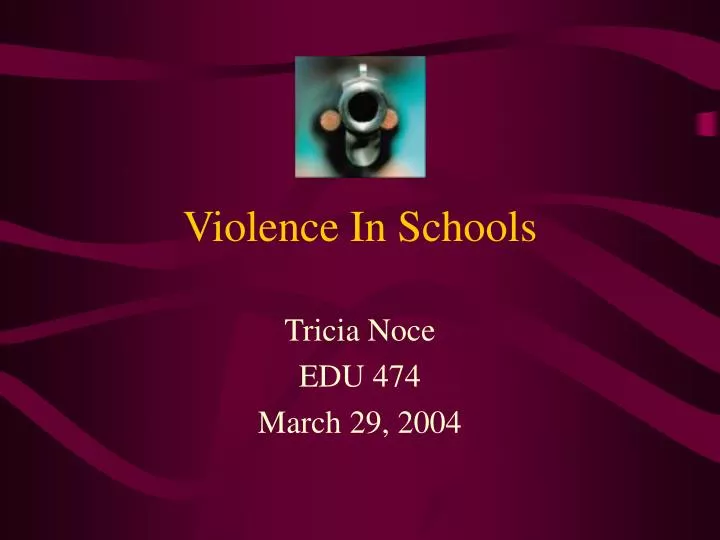 violence in schools