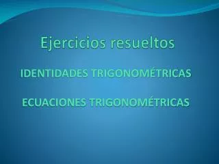 ejercicios resueltos