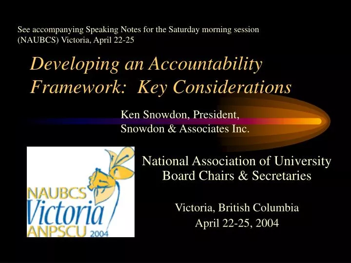 developing an accountability framework key considerations