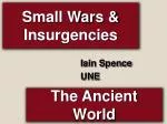 Small Wars &amp; Insurgencies