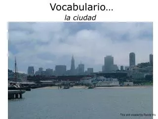 vocabulario