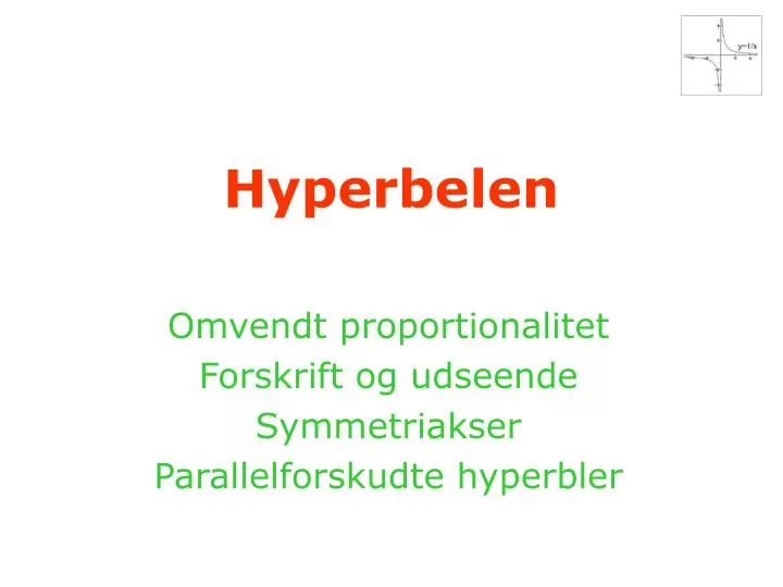hyperbelen