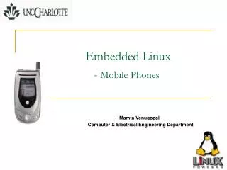 Embedded Linux - Mobile Phones