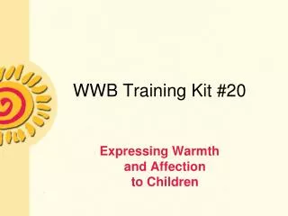 WWB Training Kit #20
