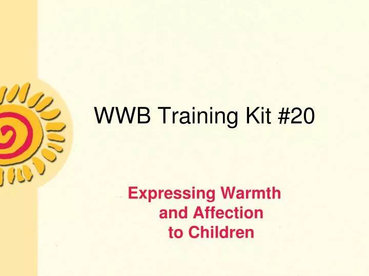 wwb training kit 20