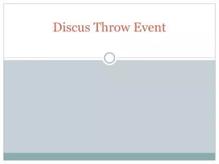 discus throw event