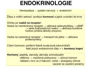 ENDOKRINOLOGIE