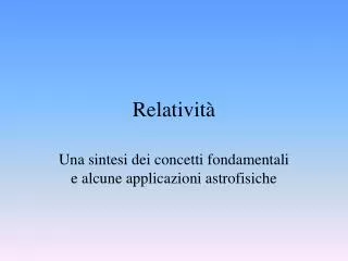 relativit