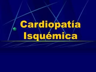 cardiopat a isqu mica