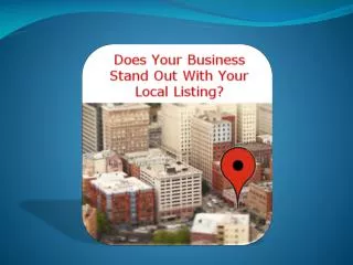 Local Marketing and 4 Reasons for Local Business Listings