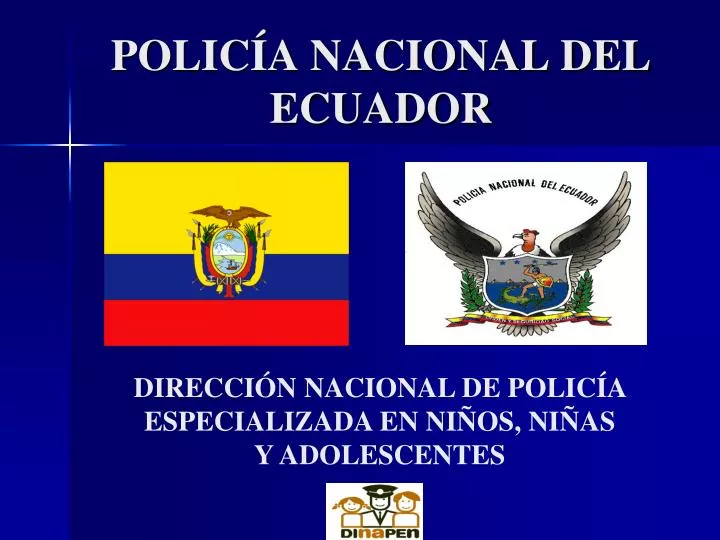 polic a nacional del ecuador