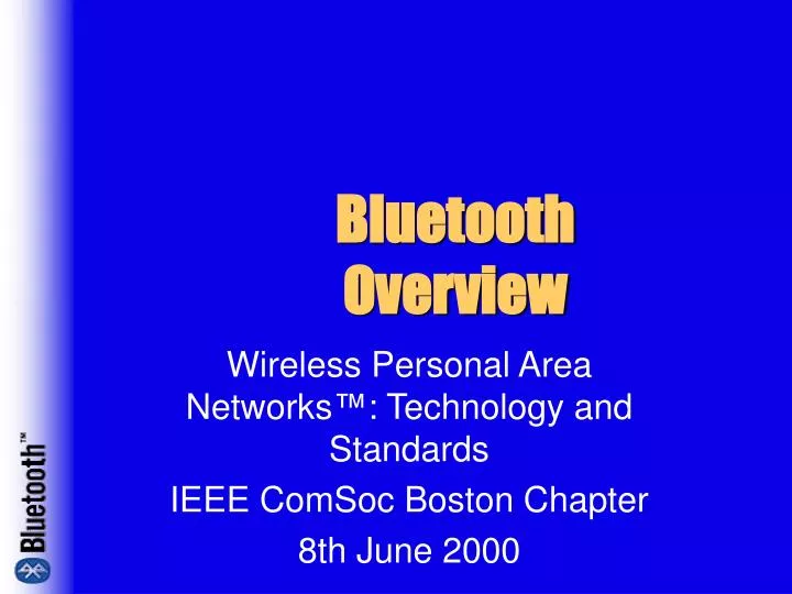 bluetooth overview