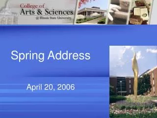 Spring Address