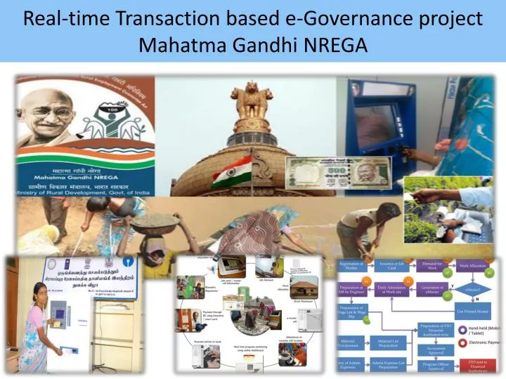 real time transaction based e governance project mahatma gandhi nrega