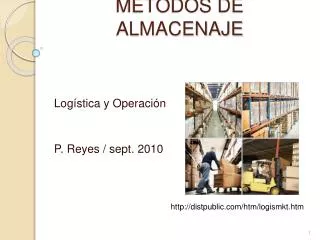 m todos de almacenaje