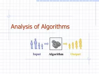 analysis of algorithms