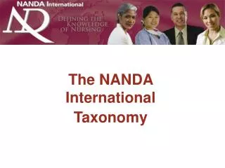 Taxonomy of Nursing Diagnoses