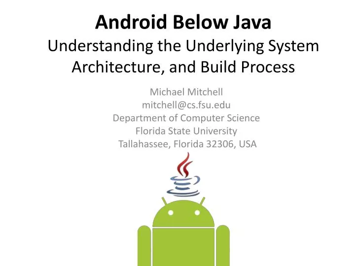 android below java understanding the underlying system architecture and build process