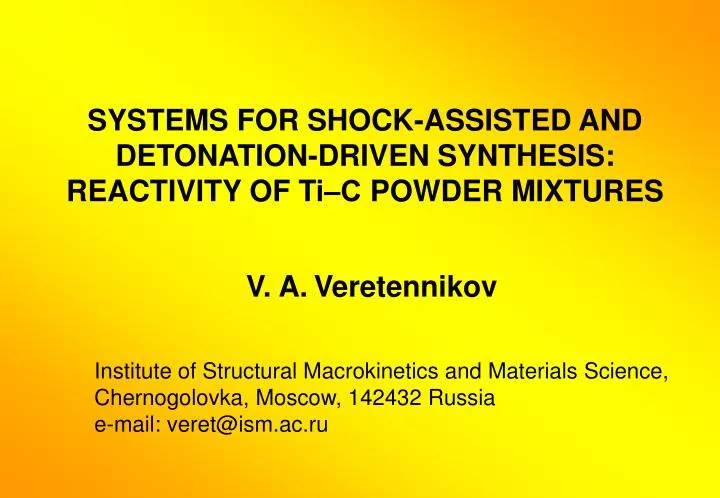 systems for shock assisted and detonation driven synthesis reactivity of ti powder mixtures