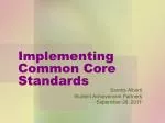 Implementing Common Core Standards - slide 1