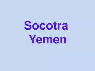 Socotra Yemen