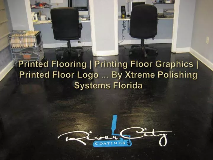 printed flooring printing floor graphics printed floor logo by xtreme polishing systems florida