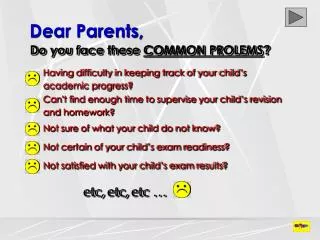 Dear Parents,