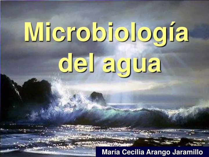 microbiolog a del agua