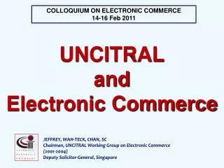 UNCITRAL and Electronic Commerce