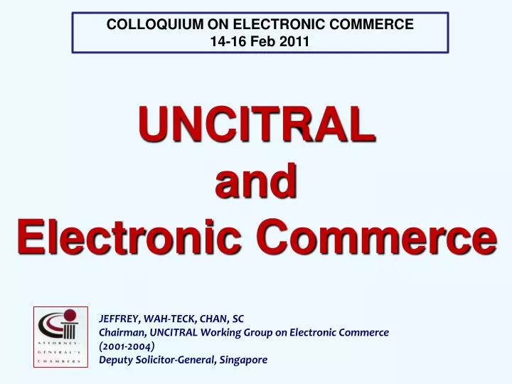 uncitral and electronic commerce
