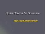 Open Source Hr Software - slide 1