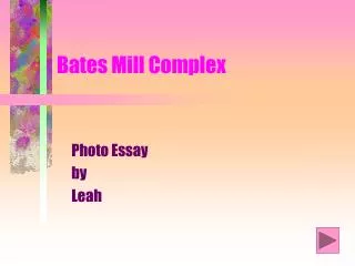 Bates Mill Complex