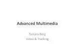 Advanced Multimedia - slide 1