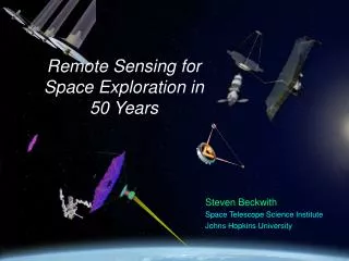 Remote Sensing for Space Exploration in 50 Years