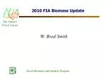 Advancements in Biomass and Carbon Estimation: The FIA Approach for U.S. Forests - slide 1