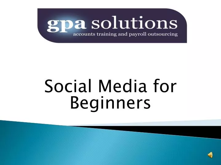 social media for beginners