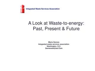 A Look at Waste-to-energy: Past, Present &amp; Future
