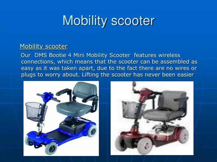 mobility scooter