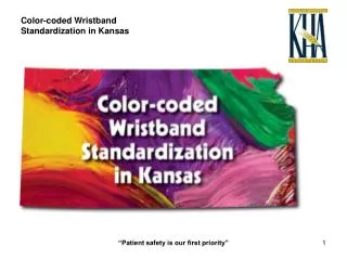Color-coded Wristband Standardization in Kansas
