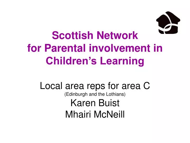 scottish network for parental involvement in children s learning