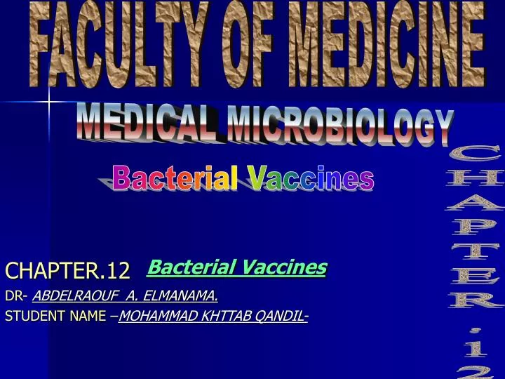 bacterial vaccines