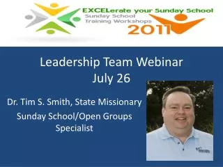 Leadership Team Webinar July 26