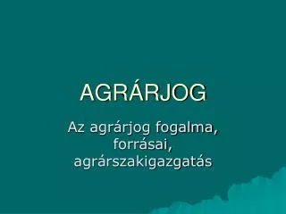 agr rjog